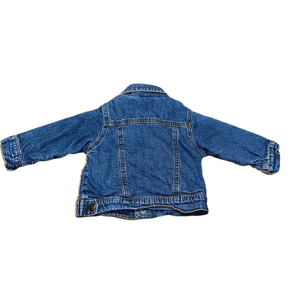 Classic Baby Gap‎ Denim Jean Cotton Jacket Vintage Newborn Stage 3 | 6-12 Months